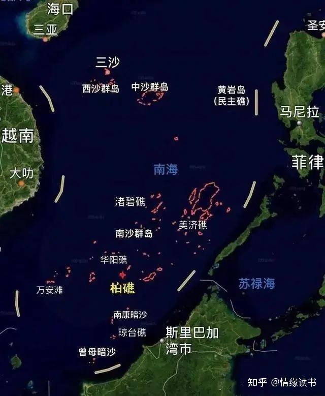 南海岛礁为什么中国只占那么几个