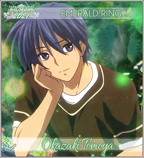 同时,京都还有老牌阵营clannad的男主角:冈崎朋也,获得绿宝石戒指,时