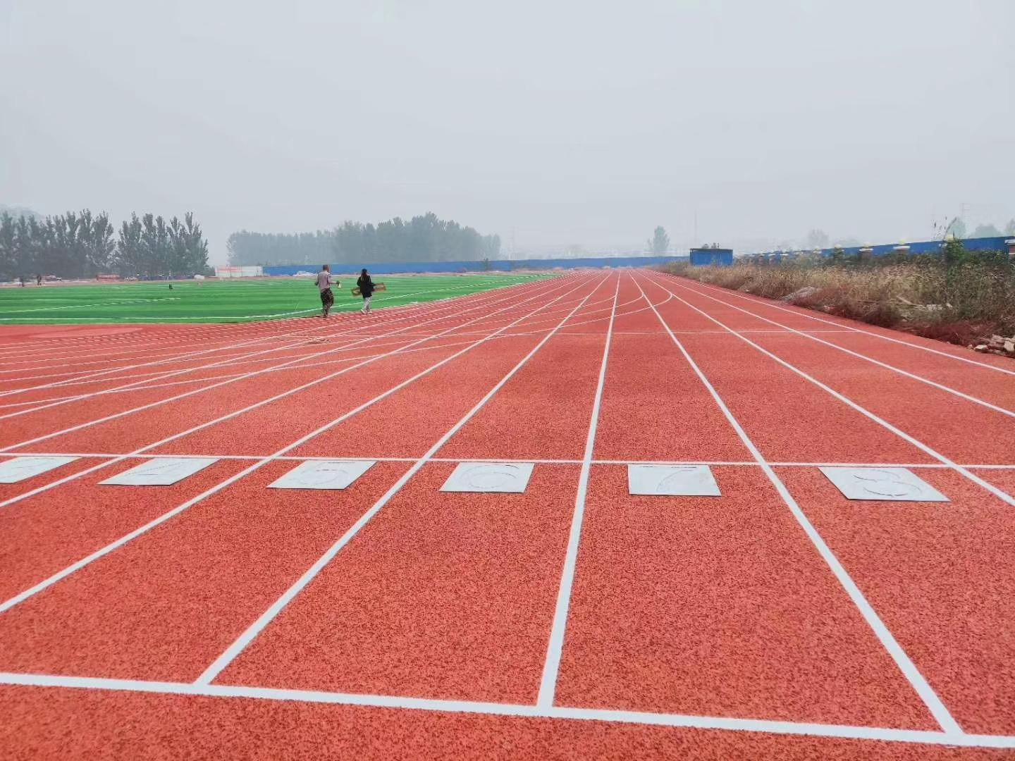 体育场塑胶跑道建设-上海塑胶跑道施工单位-上海荣跃体育场地工程有限公司